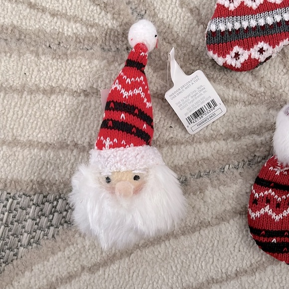 Fabric Ornament Christmas Decoration Set | 3pcs - Picture 2 of 4